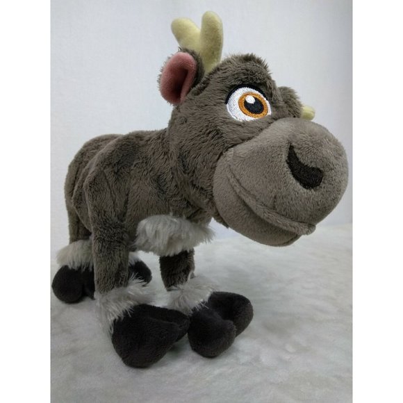 Disney Store Frozen Sven Moose 11" + Olaf Snowman 18" Plushie Stuffed Animal Toy - Picture 5 of 12